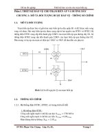 Đồ án bảo vệ rơle cho trạm biến áp và đường dây