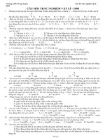 Bộ trắc ngiệm tổng hợp vật lý 12 ôn thi đại học tham khảo luyện thi (11)