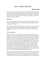 Siêu âm tim hẹp van động mạch chủ