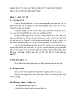 SKKN RÈN KỸ NĂNG VIẾT ĐÚNG CHÍNH TẢ NGHE ĐỌC CHO HỌC SINH LỚP 4A TRƯỜNG TIỂU HỌC THTH