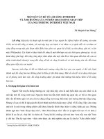 Báo cáo khoa học Quan hệ với giới truyền thông Một số vấn đề lý luận và thực tiễn