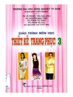 (Nhiều Trang) giáo trình thiết kế trang phục 3 - Võ Phước Tấn ĐH CN TPHCM phần 1