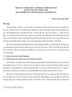 Báo cáo khoa học Một số vấn đề về giới và tình dục trên báo chí ở Việt Nam đầu thế kỷ XXI (Qua nghiên cứu một số báo in, báo điện tử)