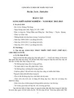 SKKN môn thể dục mầm non