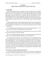 Hóa kĩ thuật môi trường Chỉ số chất lượng nước