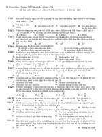 Bộ trắc ngiệm tổng hợp vật lý 12 ôn thi đại học tham khảo luyện thi (1)