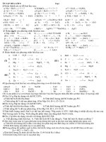 Đề cương hóa học 8