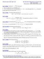 (chuyên đề + bộ đề )Toán chinh phục 8-9 điểm thi ĐH Đề thi thử môn toán ( lần 6)