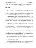 MỘT SỐ PHƯƠNG PHÁP XÂY DỰNG DÃY SỐ