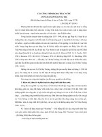 báo cáo Các công trình khai thác nước dùng đá xếp ở quảng trị