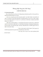 phương pháp tăng giảm khối lượng