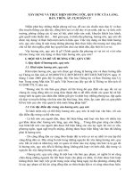 XÂY DỰNG VÀ THỰC HIỆN HƯƠNG ƯỚC, QUY ƯỚC CỦA LÀNG, BẢN, THÔN, ẤP, CỤM DÂN CƯ