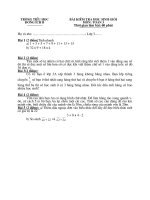 ĐỀ THI HSG HUYỆN 3,4 MÔN TOÁN ( 2011)