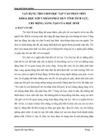 sáng kiến kinh nghiệm Vân dụng trò chơi học tập vào phân môn khoa học lớp % nhằm phát huy tính tích cực, chủ động, sáng tạo của học sinh.