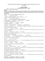 BÀI TẬP CHƯƠNG STARTR TOEIC DÀNH CHO SINH VIÊN ĐẠI HỌC