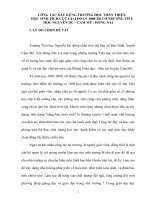 Công tác xây dựng trường học thân thiện, học sinh tích cực , giai đoạn 2008-2013 ở trường Tiểu học Nguyễn Du, huyện Cẩm Mỹ, tỉnh Đồng Nai