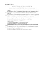 HƯỚNG DẪN THỰC HIỆN ĐIỀU CHỈNH NỘI DUNG DẠY HỌC MÔN TOÁN CẤP THPT