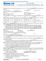 tổng hợp lí thuyết hoá đề 4