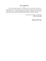 Giải pháp mở rộng hoạt động tín dụng đối với doanh nghiệp vừa và nhỏ tại Ngân hàng Nông nghiệp và Phát triển Nông thôn chi nhánh Hùng Vương