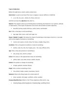 Những loại tính từ trong tiếng anh