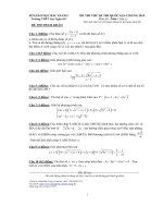 (chuyên đề + bộ đề )Toán chinh phục 8-9 điểm thi ĐH  Đề thi thử kì thi quốc gia chung của Bộ ( môn toán)