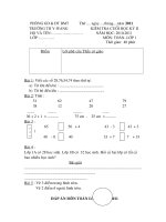 de thi cuoi ki II lop 1