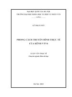 Phong cách truyền hình thực tế của kênh VTV6  Luận văn ThS. ( Truyền thông đại chúng )