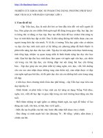 NGHIÊN CỨU KHOA HỌC SƯ PHẠM ỨNG DỤNG PHƯƠNG PHÁP DẠY HỌC TÍCH CỰC VỚI PHÂN TẬP ĐỌC LỚP 3