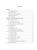 Luận văn BÀI TOÁN NGƯỜI ĐƯA THƯ VÀ ỨNG DỤNG Ở CÔNG TY MÔI TRƯỜNG ĐÔ THỊ QUẢNG BÌNH