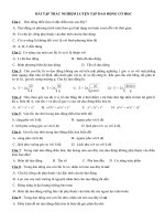 Bộ trắc ngiệm tổng hợp vật lý 12 ôn thi đại học tham khảo luyện thi (22)