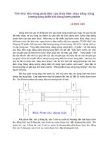 Tính thử khả năng phát điện của thủy điện chạy bằng năng lượng sóng biển khi dùng bơm piston