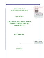Nâng cao chất lượng đội ngũ lao động tại công ty TNHH một thành viên thực phẩm hà nội