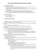 ĐỀ CƯƠNG NGÔN NGỮ HỌC ĐẠI CƯƠNG