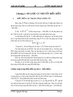 sơ lược về lý thuyết biểu diễn