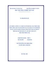 Xác định vai trò của vi khuẩn escherichia coli trong hội chứng tiêu chảy ở lợn hướng nạc giai đoạn từ sơ sinh đến 21 ngày tuổi tại một số trang trại chăn nuôi tập trung trên địa bàn huyện ba vì   hà nội và đề xuất biện