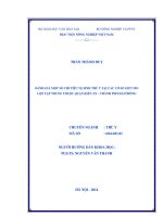 Đánh giá một số chỉ tiêu vệ sinh thú y tại các cơ sở giết mổ lợn tập trung thuộc quận kiến an   thành phố hải phòng