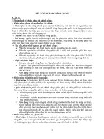 ĐỀ CƯƠNG TÀI CHÍNH CÔNG