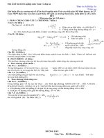 Một số đề ôn thi tốt nghiệp môn toán có đáp án