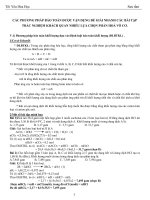 Các Định luật bảo toàn ôn thi đại học