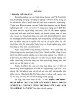 Giải pháp mở rộng hoạt động cho vay đối với khách hàng doanh nghiệp tại NHTMCP công thương Việt Nam chi nhánh Bắc Đà Nẵng