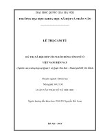 Kỳ thị xã hội đối với đồng tính nữ ở Việt Nam hiên nay (điển cứu tại địa bàn Thành phố Hồ Chí Minh)