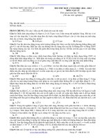 đề thi thử đại học môn vật lý 15