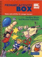 Primary Activity Box