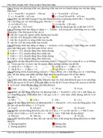 bài tập dao động cơ có đáp án