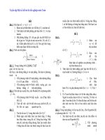 Tuyển tập Một số đề ôn thi tốt nghiệp môn Toán