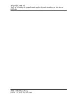 Đồ án xử lý cấp thoát nước thiết kế hệ thống xử lý nguồn nước ngầm cấp nước ăn uống cho khu dân cư 6000 dân