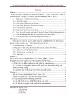 ÁP DỤNG các GIẢI PHÁP NGĂN NGỪA ô NHIỄM CHO CTY TNHH SXTM NAM HƯNG HƯỚNG tới PHÁT THẢI BẰNG KHÔNG