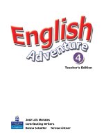 English Adventure 4 Teacher’s Edition