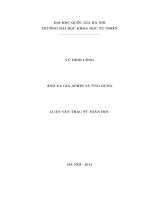 Ánh xạ giả Aphin và ứng dụng