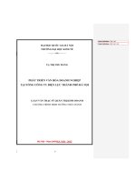 Phát triển văn hóa doanh nghiệp tại Tổng Công ty Điện lực Thành phố Hà Nội
